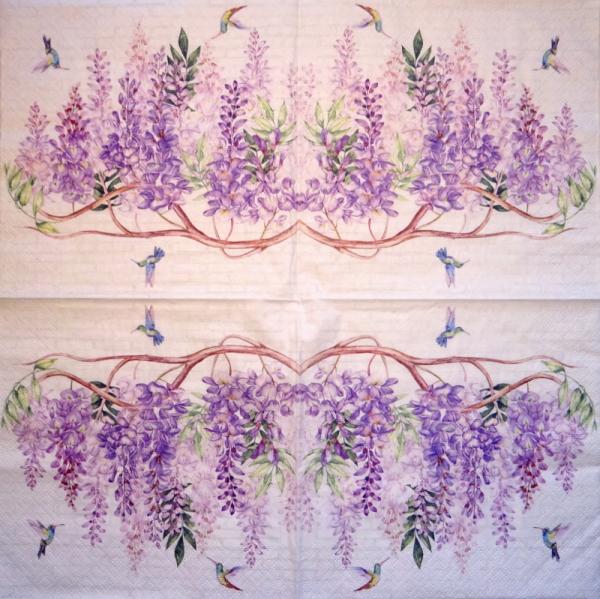 027 Hydrangeas - 3-ply (cream) - Ihr
